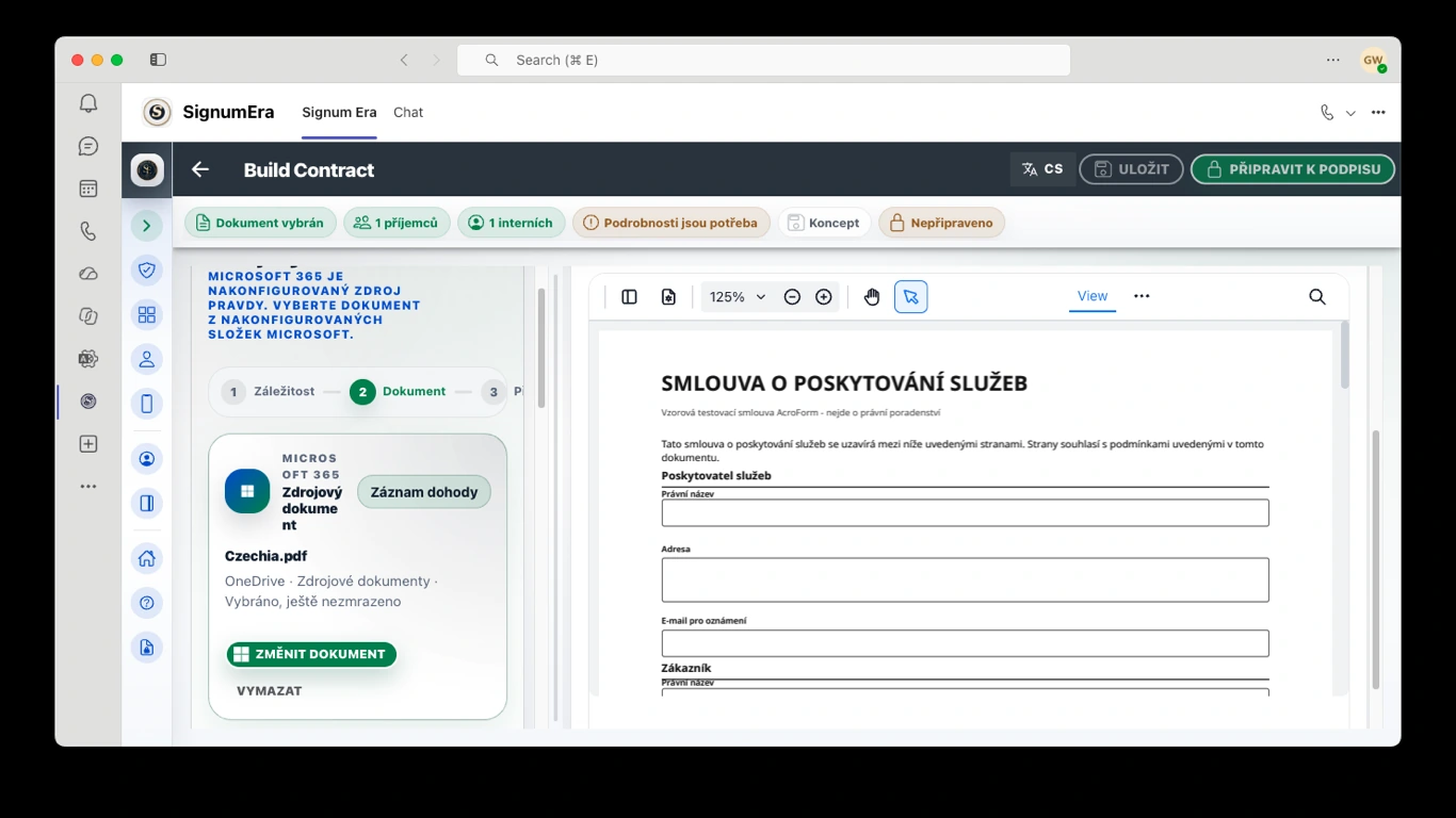 SignumEra Teams — Jeden autoritativní stav ceremoniálu pro živé i asynchronní podepisování.